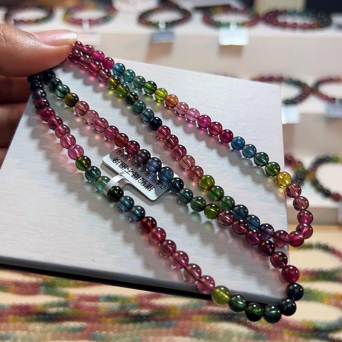 未镶嵌碧玺手链碧玺