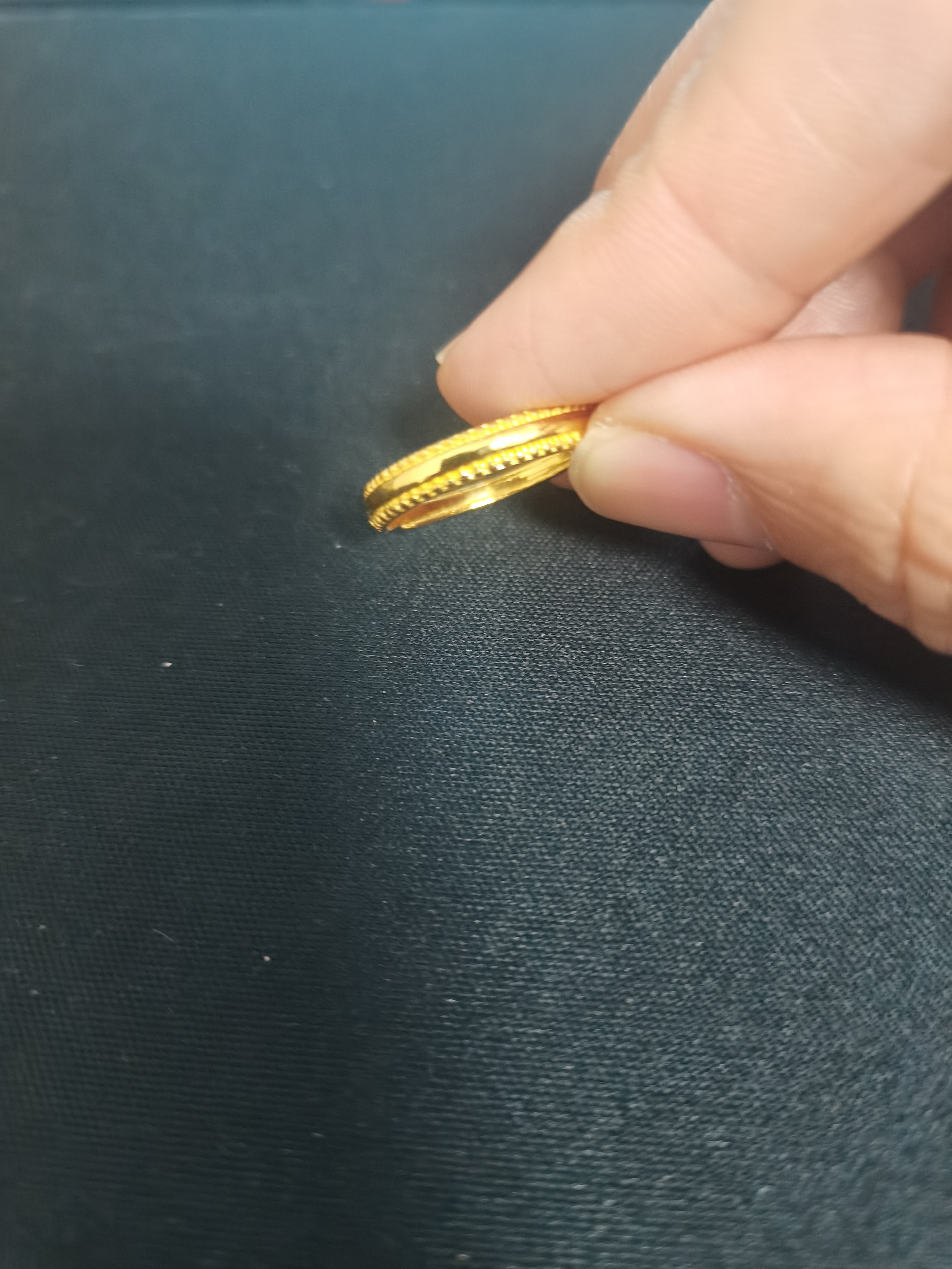 足金极简戒指3.22g