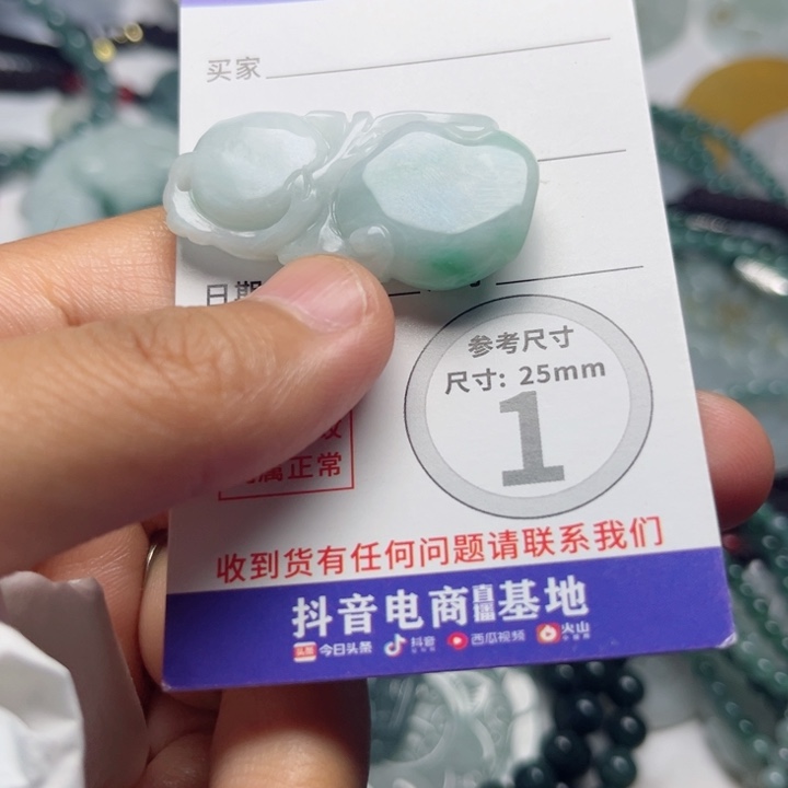 翡翠未镶嵌颈饰挂件