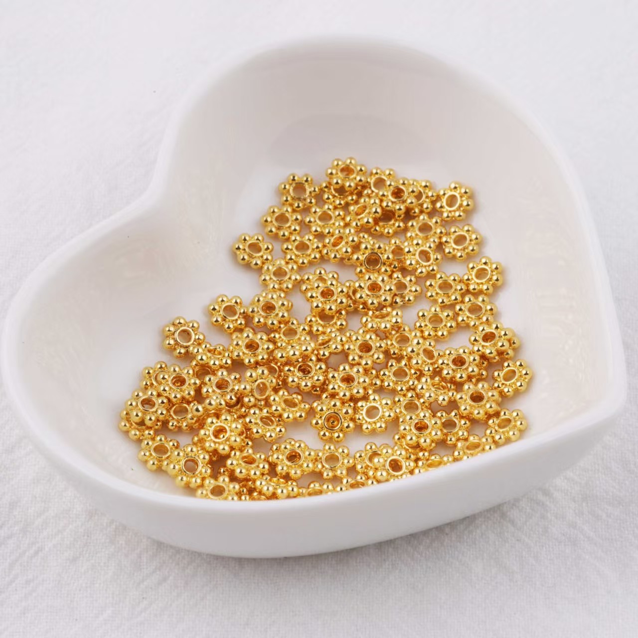 《海燕专属》6mm雪花片diy饰品配件CCB隔片散珠CCB隔片隔