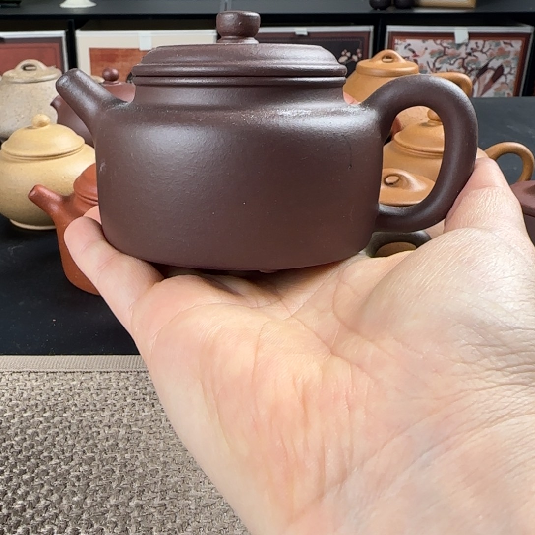 茶壶紫砂微瑕德钟