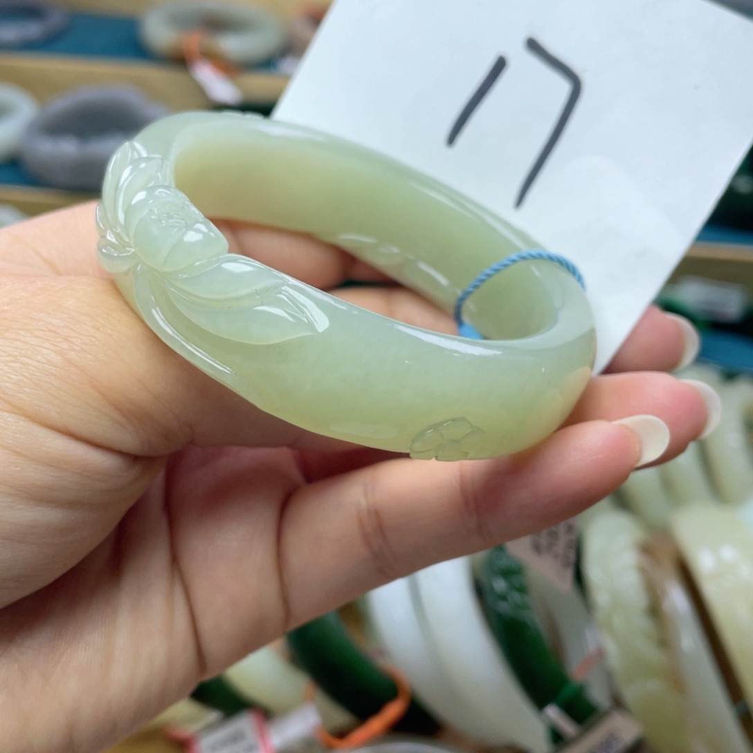 未镶嵌手镯和田玉圈口55