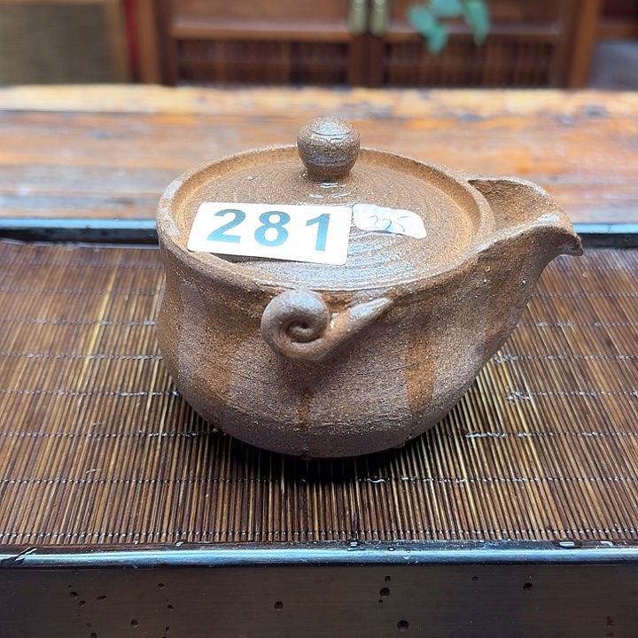 纯手工制作粗陶茶具