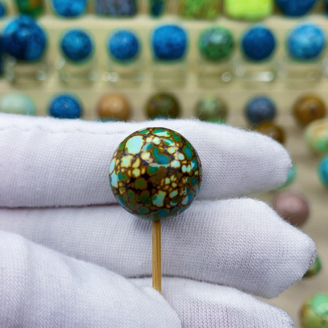 未镶嵌绿松石颈饰尺寸卡17.5