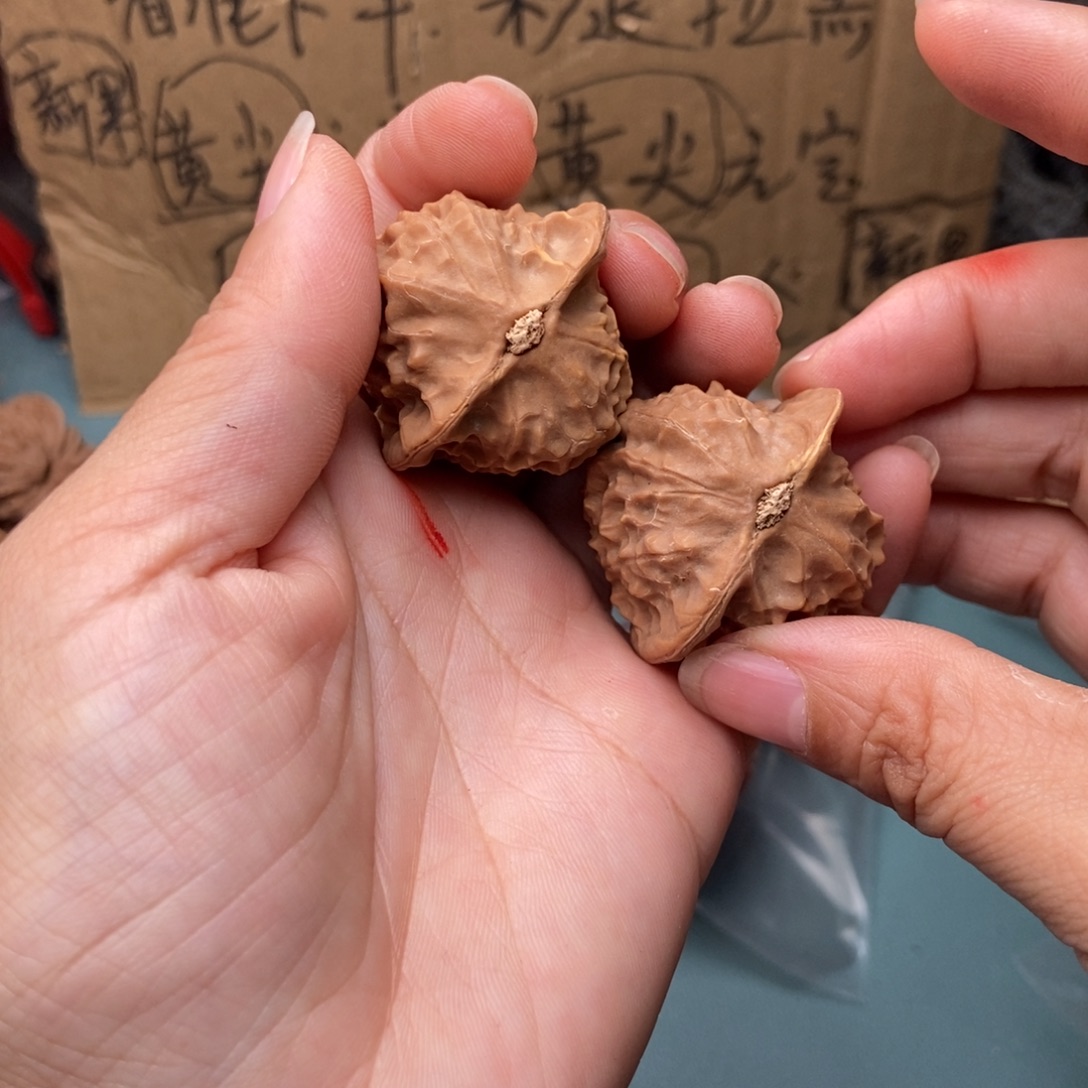 十***生文玩核桃吊坠瓷娃娃35