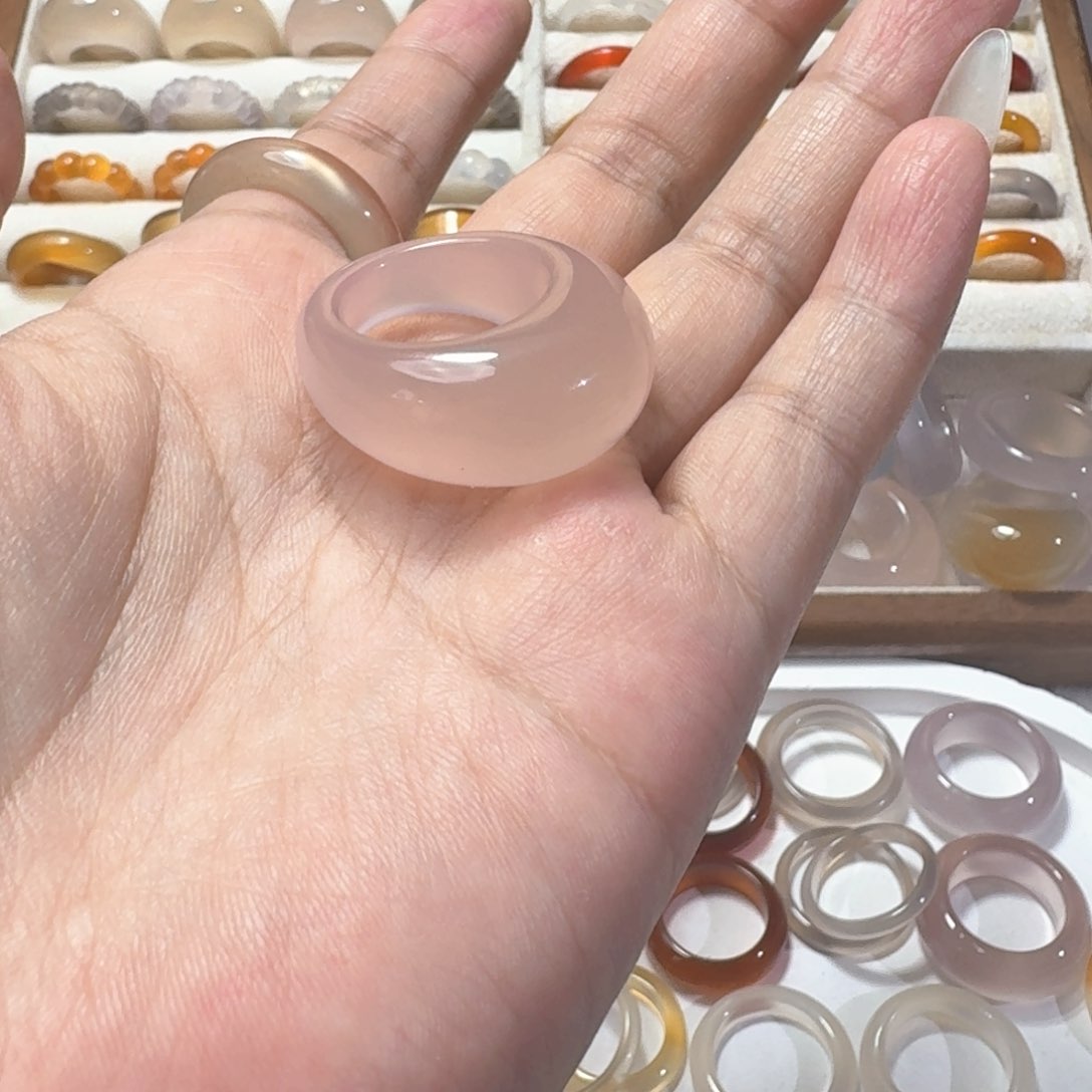 合金戒指玛瑙/玉髓186港15