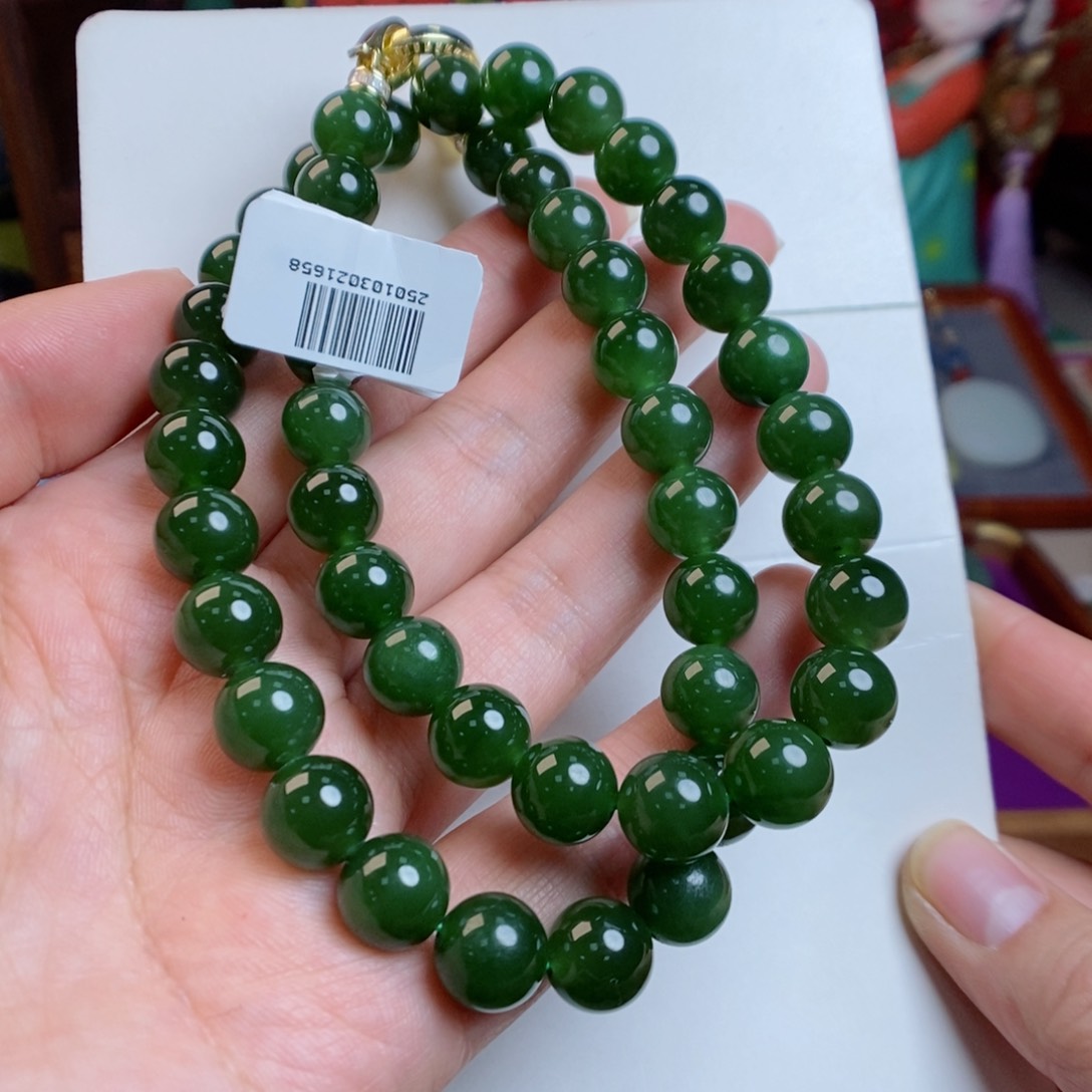 和田玉手链未镶嵌7号矿