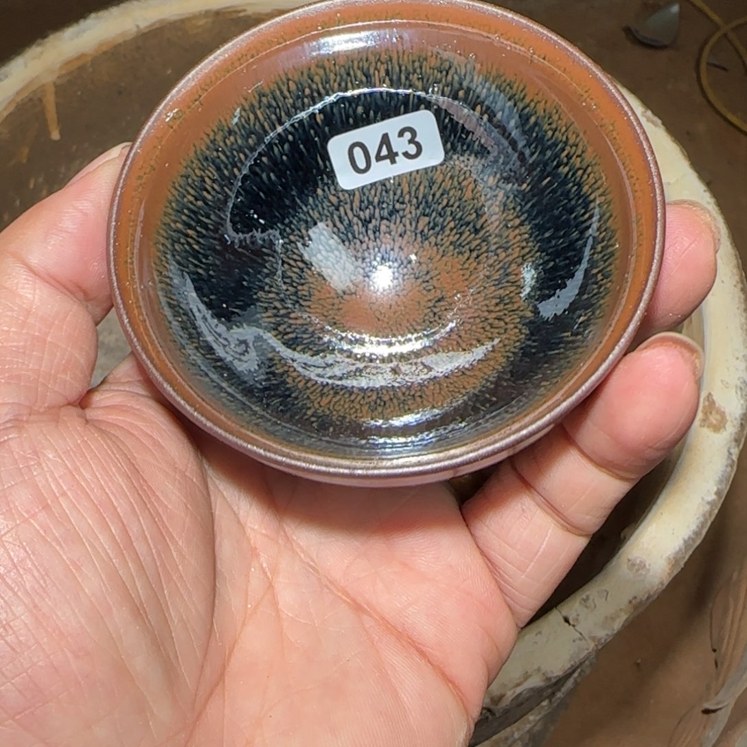 茶盏焦源柴烧自然还原043