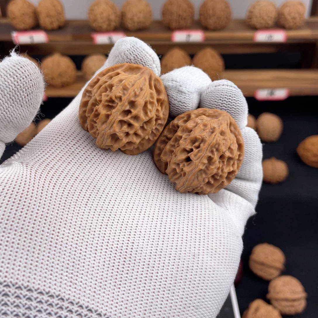 文玩核桃把件34苹果园