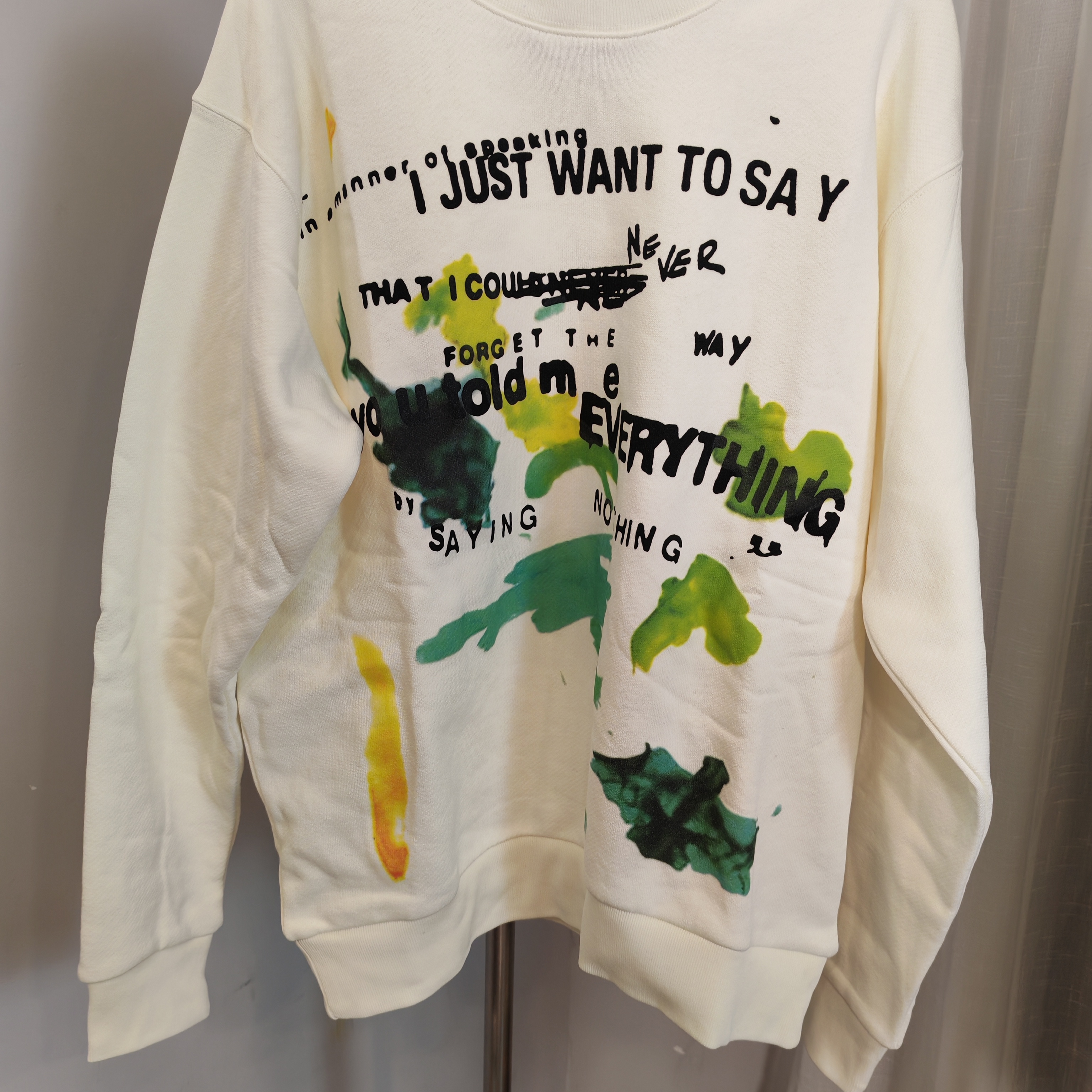 99新 GUCCI/古驰 泼墨山水套头卫衣 271