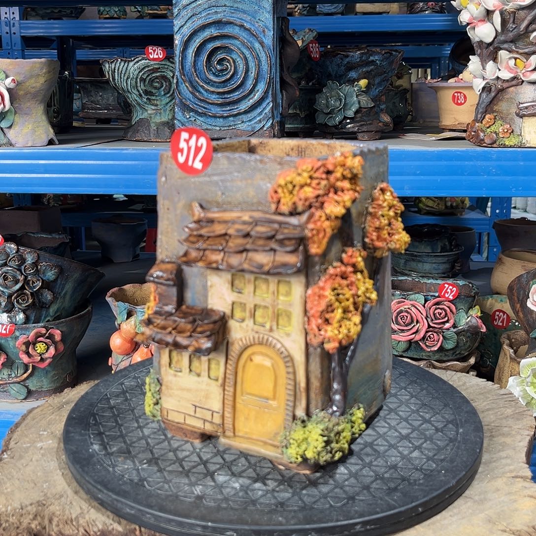 512 号陶然花器手工花盆