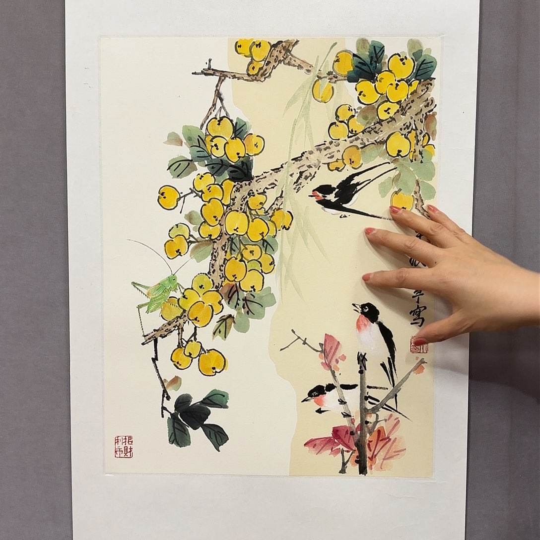 国画国画纯手绘作品请放心去藏