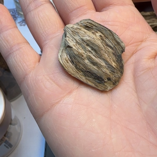 沉香摆件冰****孩海南野生虎斑棋1.49克