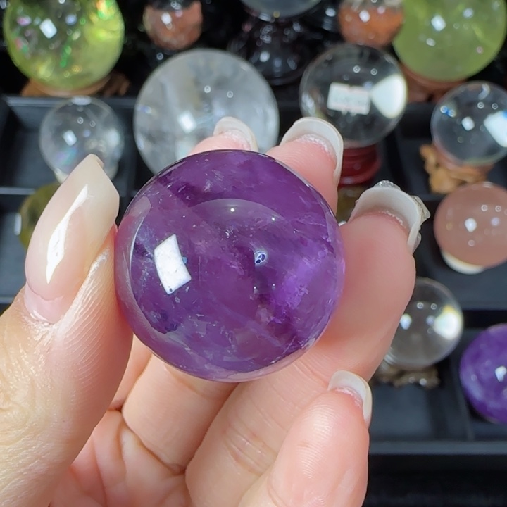 水晶天然水晶球N26未镶嵌天然