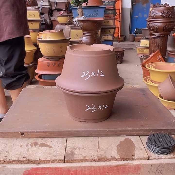 紫砂花盆紫砂花盆