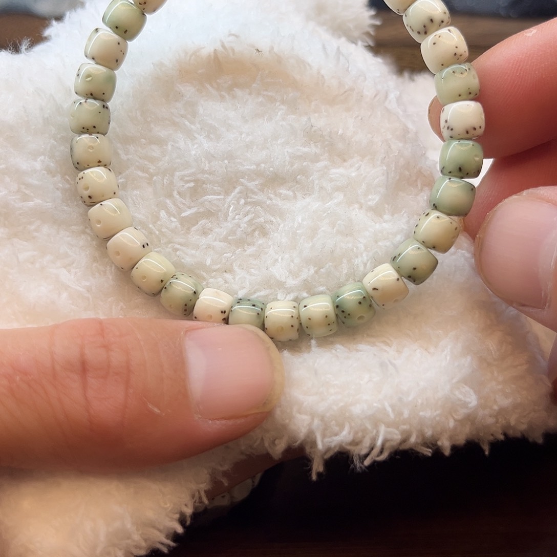 星月菩提手串7散星绿果冻