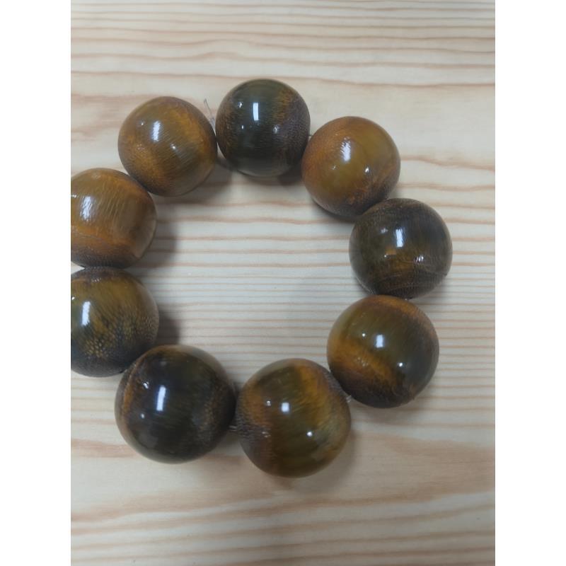 定制木珠黄玉化30-4417