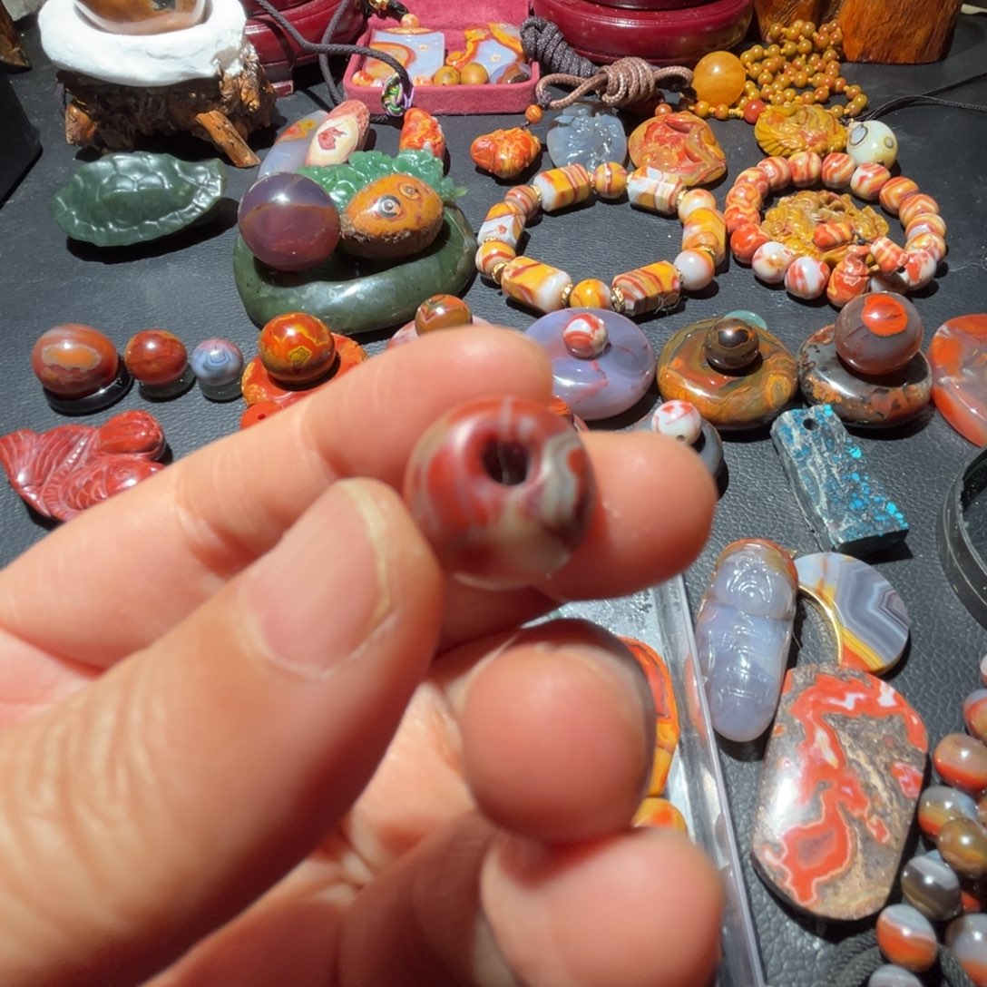 自***6玛瑙/玉髓合金珠宝半成品