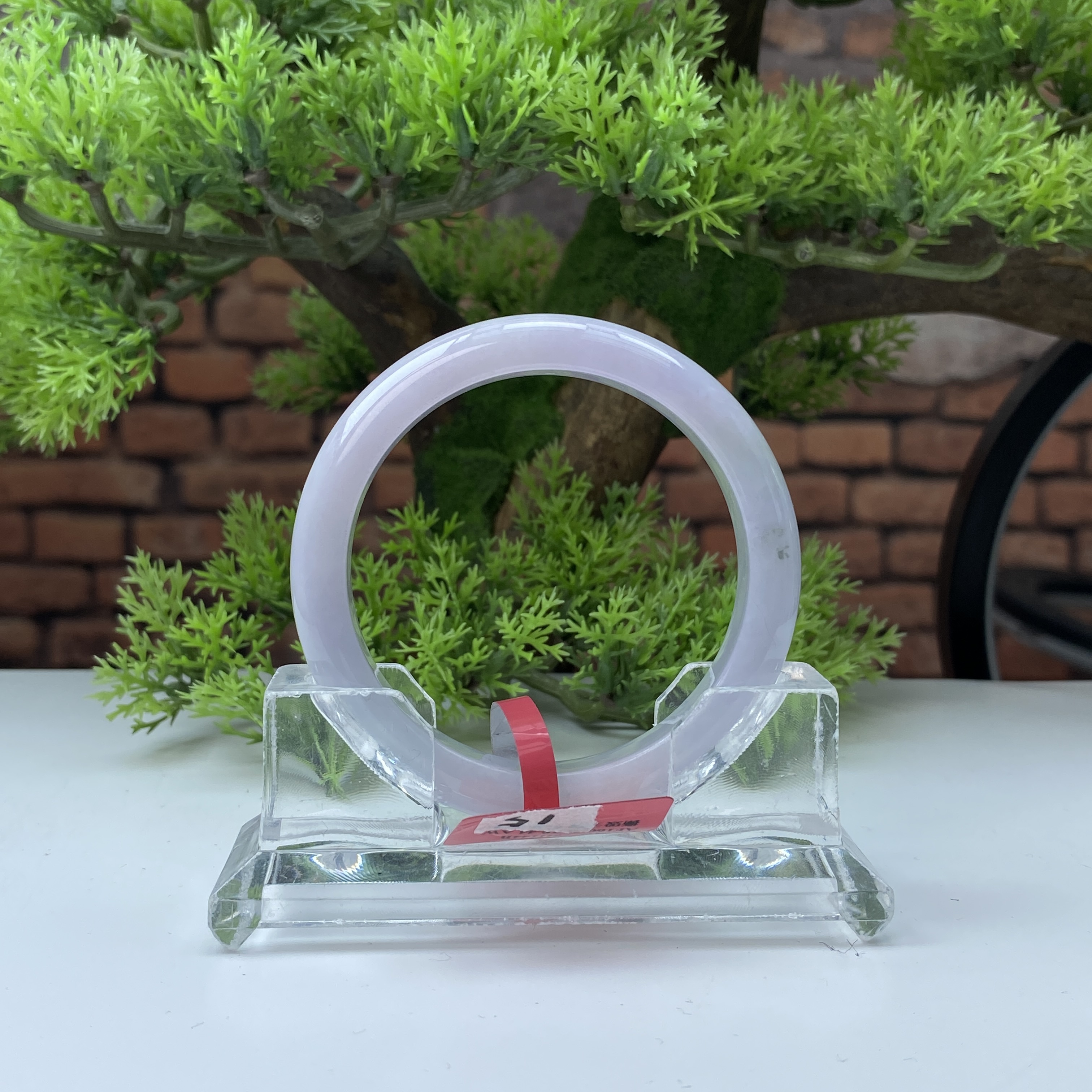 58.6【刀客砍价王】心心天然缅甸A货翡翠手镯P15