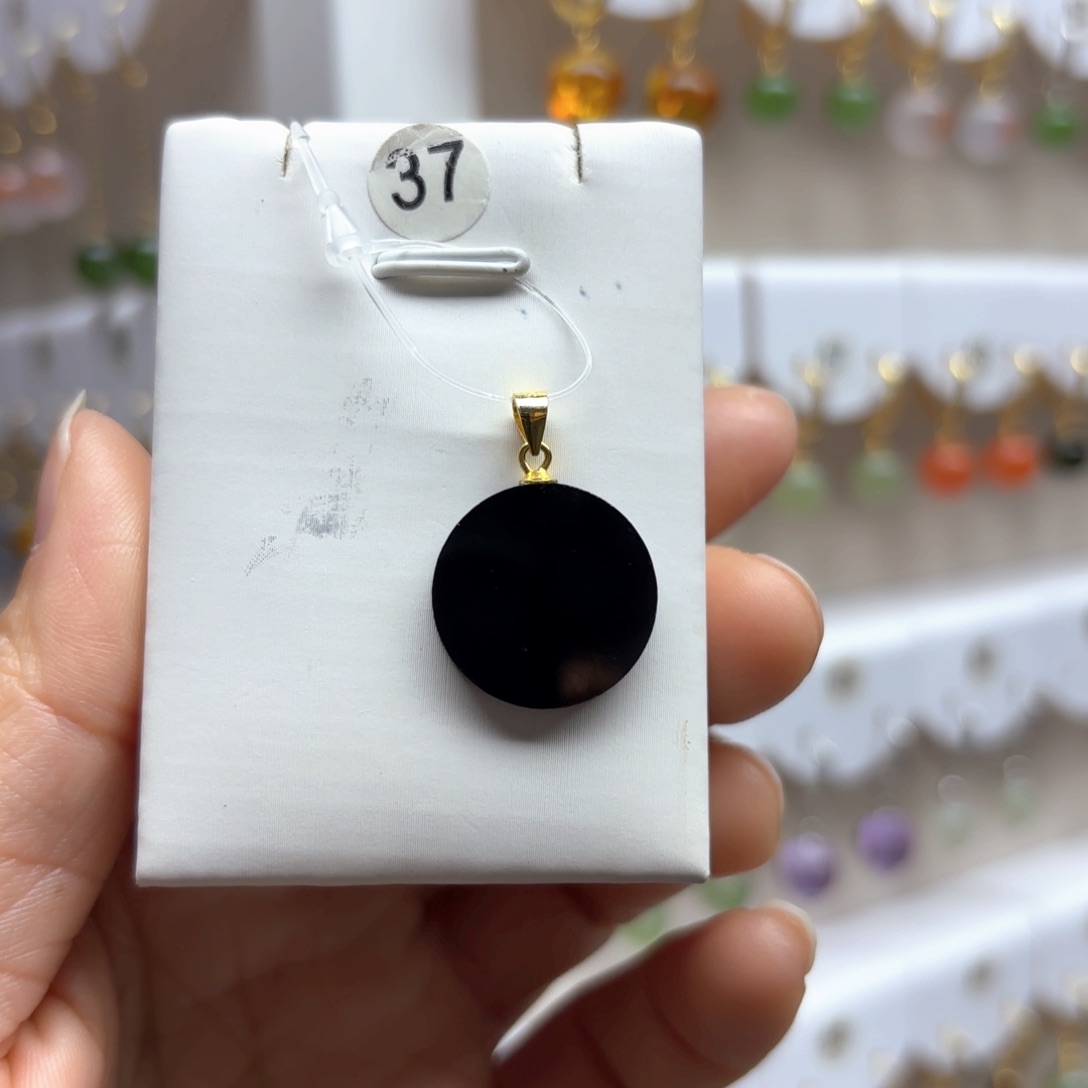 和田玉吊坠(不含链)银S925镶嵌