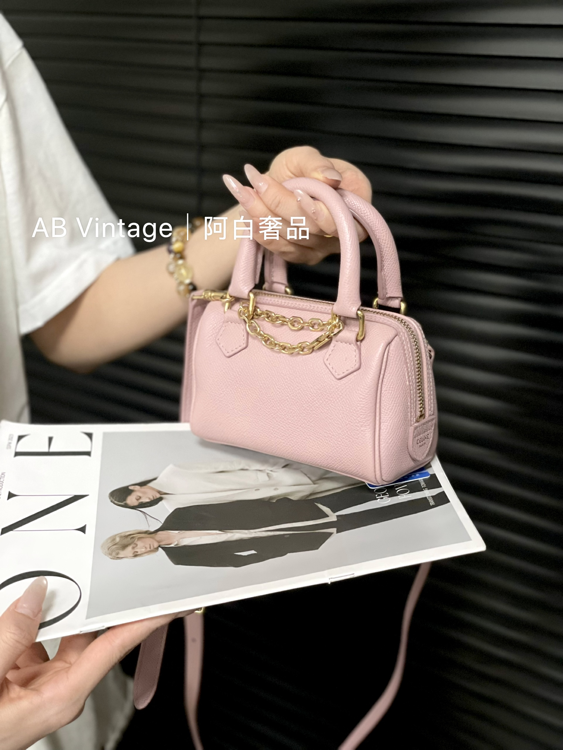 95新 Celine/思琳 阿白奢品/Celine nano波士顿单肩包