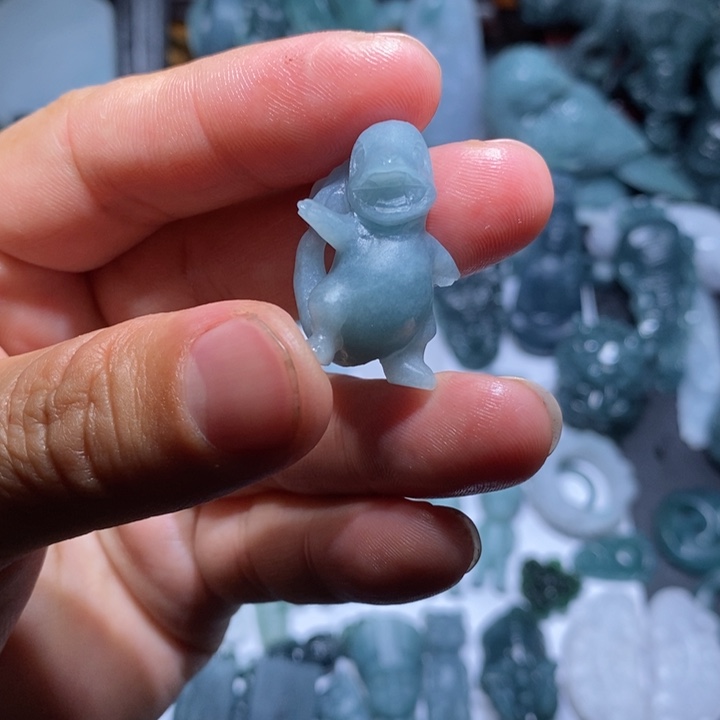 定制翡翠未镶嵌毛