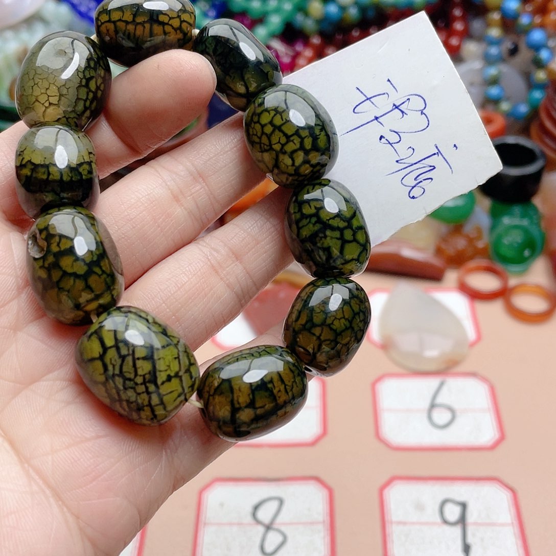 玛瑙/玉髓颈饰合金清**影