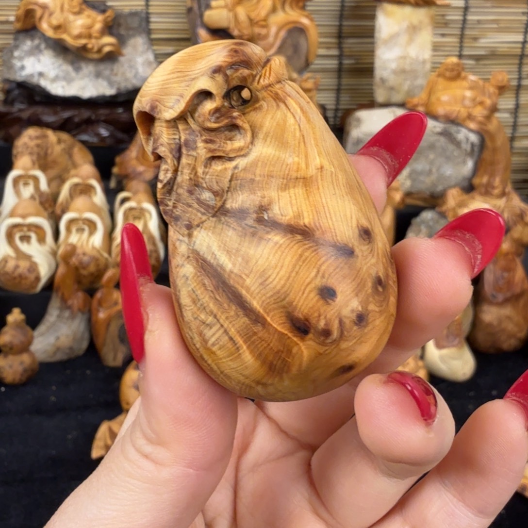 柏木（崖柏）手把件