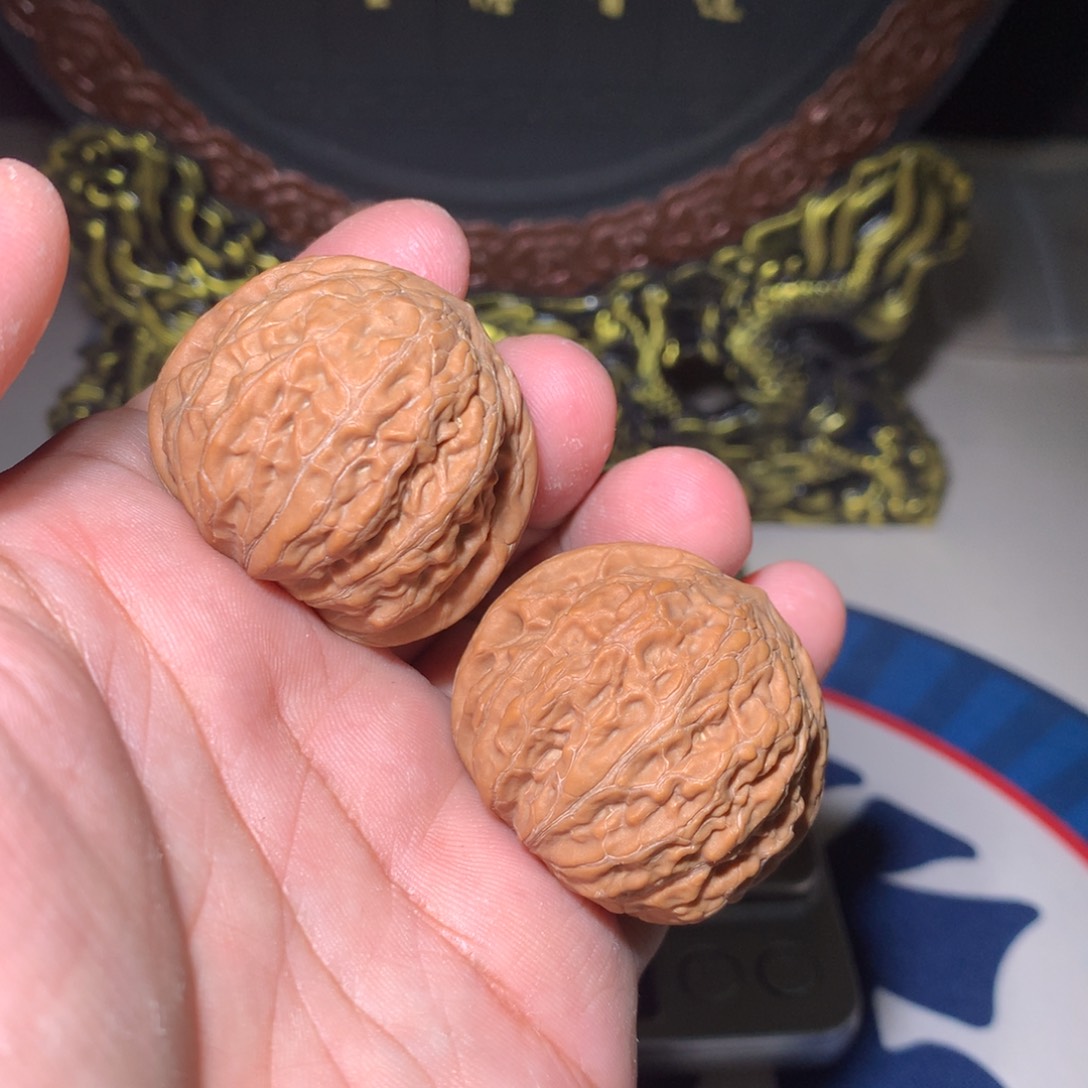 文玩核桃把件铁锤39中