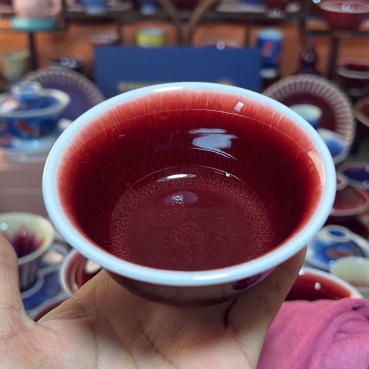 瓷片景德镇品艺轩郎红