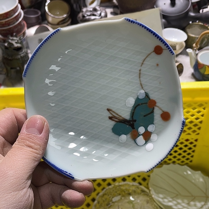 瓷片在一起的时候就像