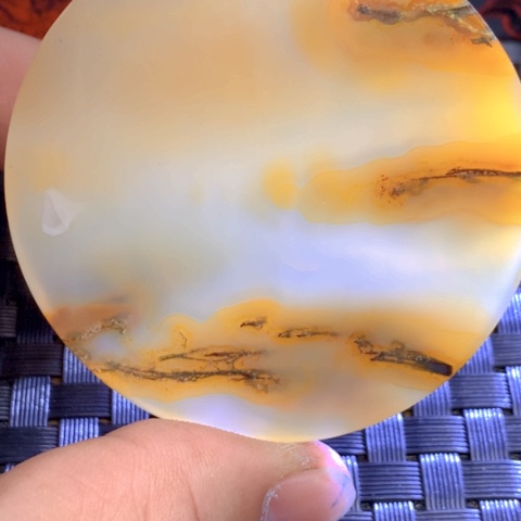 玛瑙/玉髓颈饰合金蓝***子