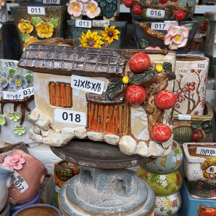 紫砂花盆粗陶材质多肉花盆