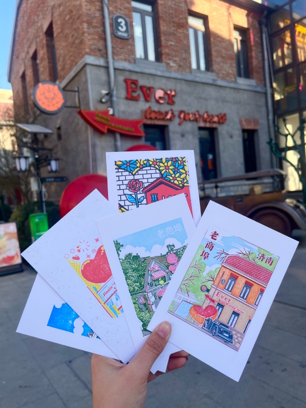 老商埠｜打卡地同款明信片 三张【卡纸样式联系客服备注】