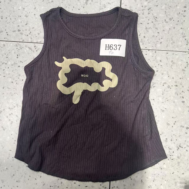 【孤品清仓】H637儿童灰色背心孤品NO退NO换