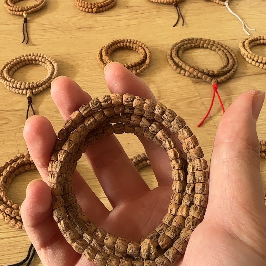 柏香籽/百香籽手串鬼坑方块