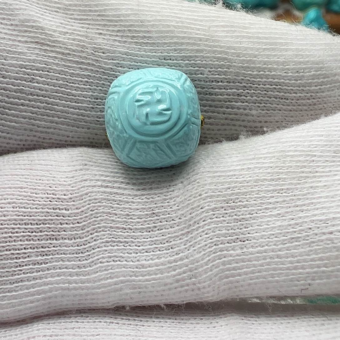 绿松石无相佛珠 未镶嵌