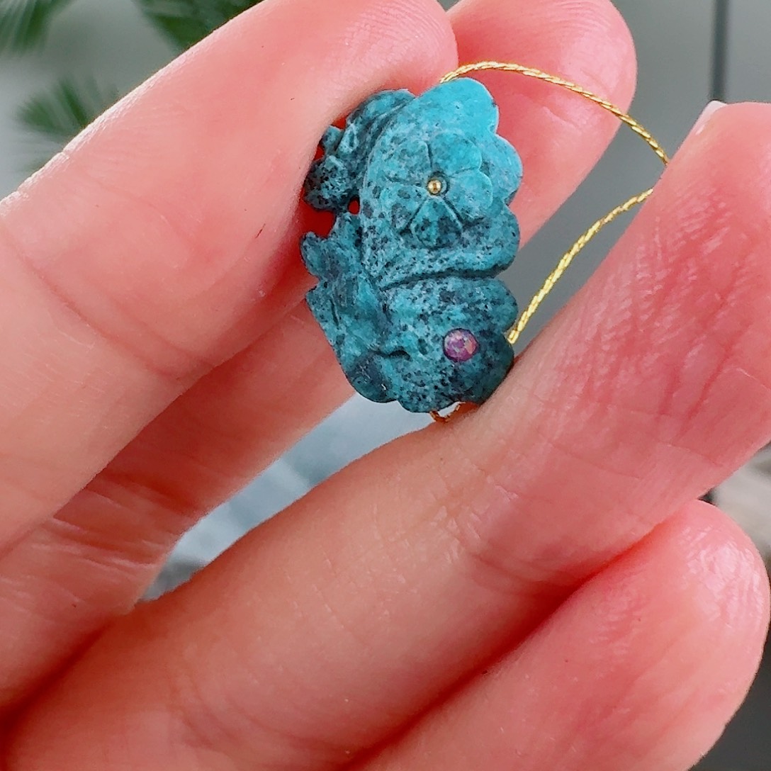 绿松石珠宝奇石未镶嵌