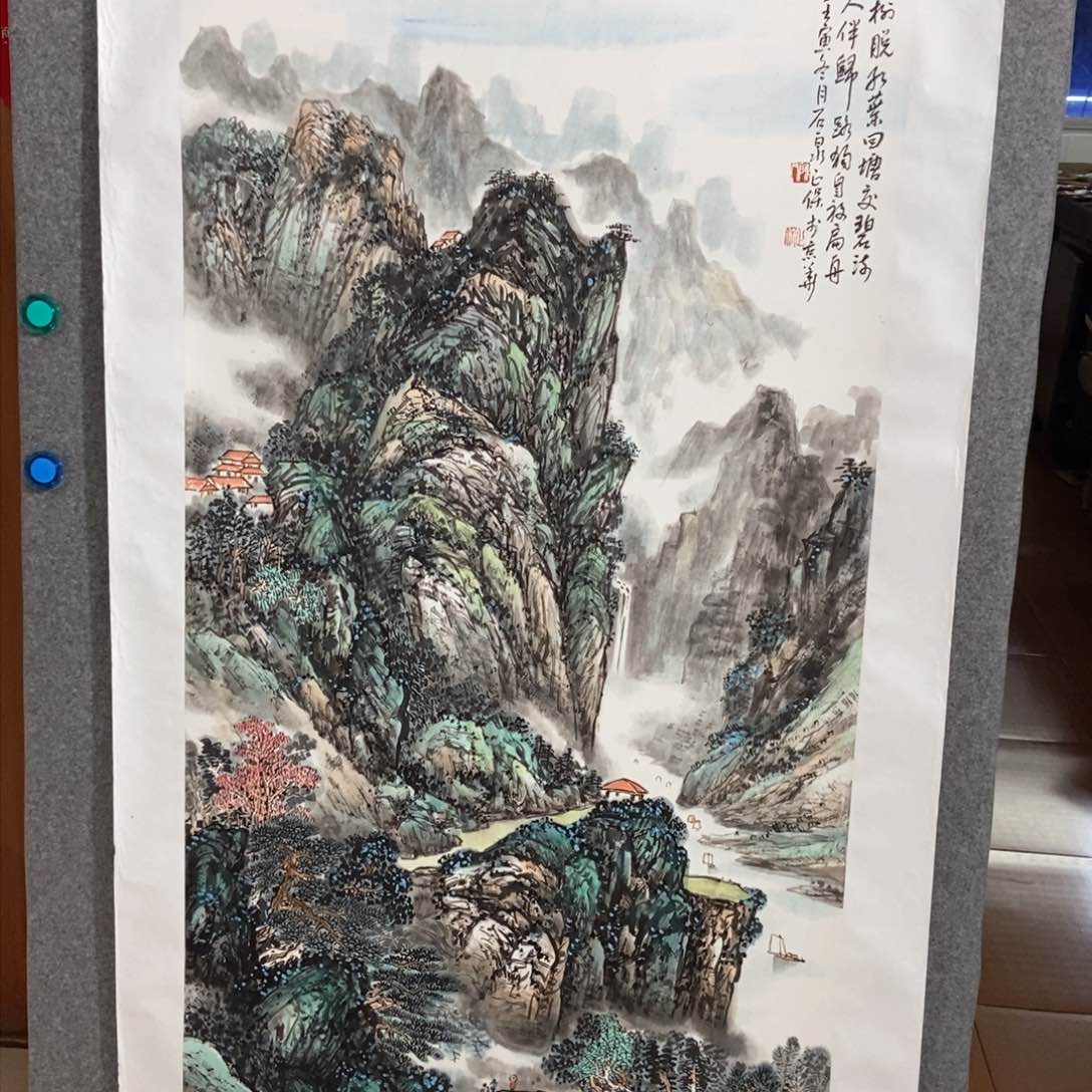 国画陈正保纯手绘国画