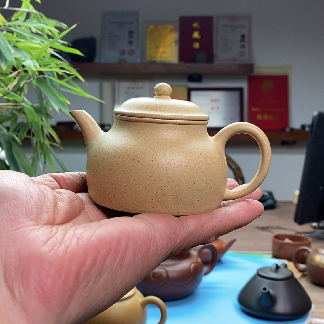 【闪购商品】茶壶段泥怀隐:160CC裴佳文国工