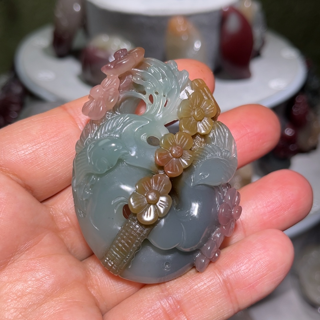 天***亞玛瑙/玉髓未镶嵌颈饰