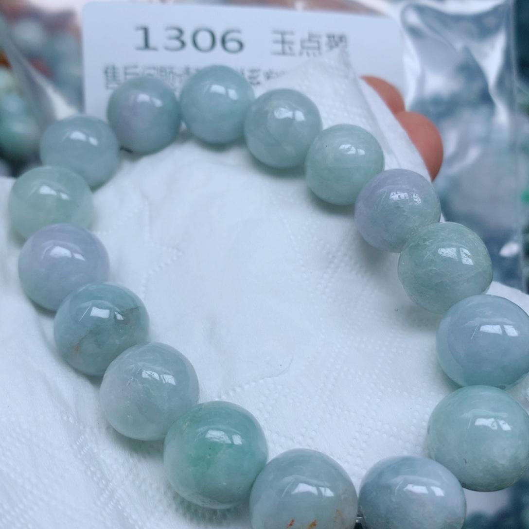 翡翠未镶嵌项链珠子批发