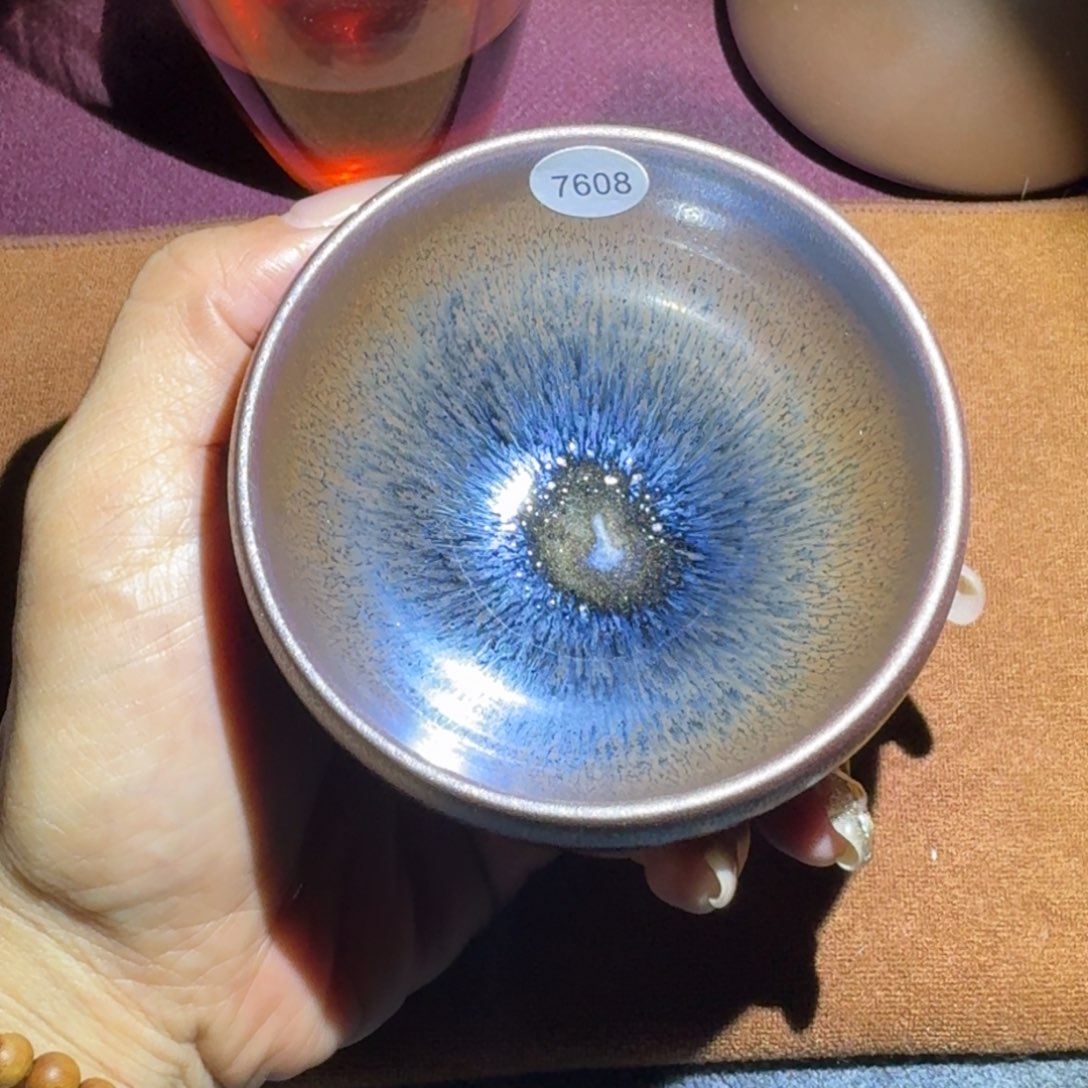 茶盏7608 秋罗龙窑柴烧传统原矿全手工茶盏主人杯