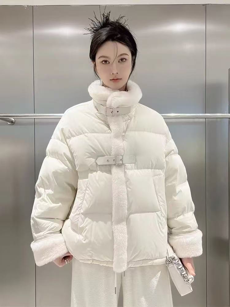 803冬季时尚立领短款外套