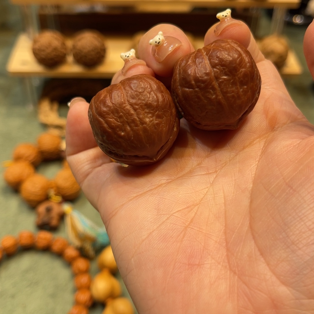 把件文玩核桃方墩蛤蟆