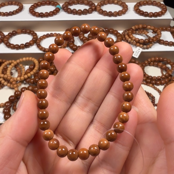 库克手串库克菩提0.6圆珠有冰裂纹介意者慎拍