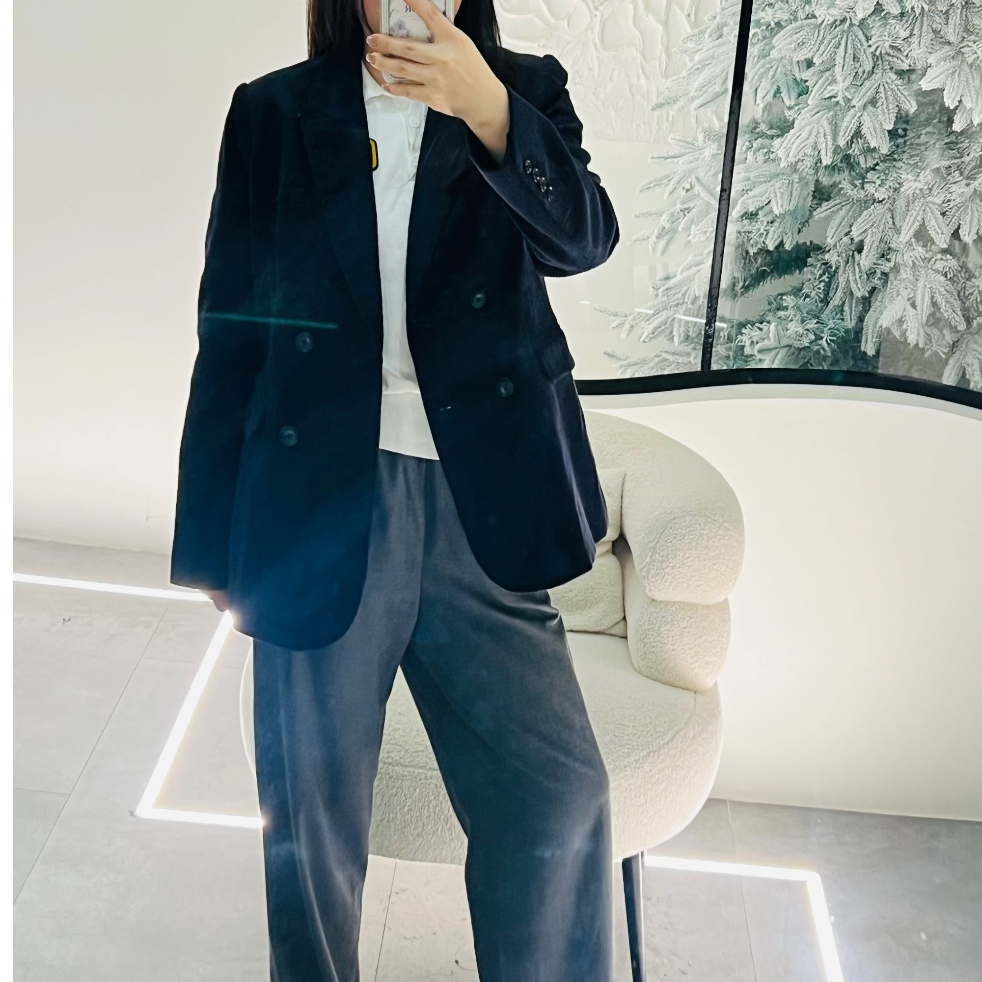 特价~清--联名款 | 格子S联名翻领外套286