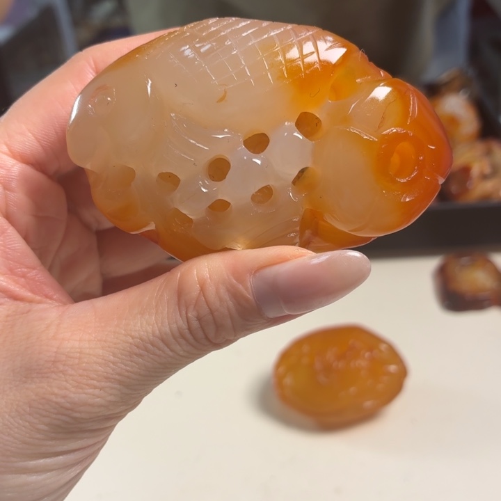 玛瑙/玉髓吊坠(不含链)未镶嵌