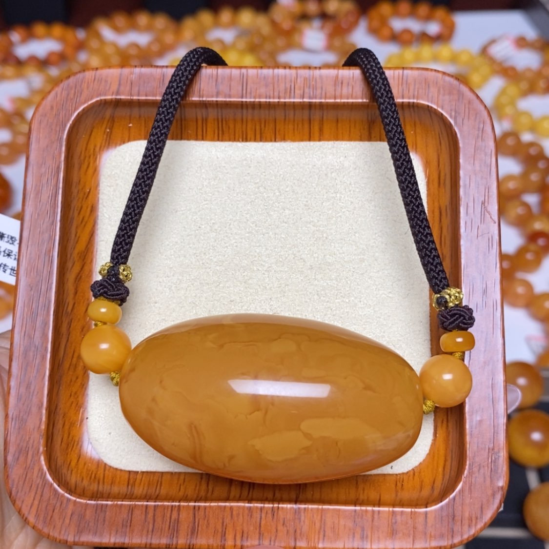 【闪购商品】蜜蜡颈饰未镶嵌项链