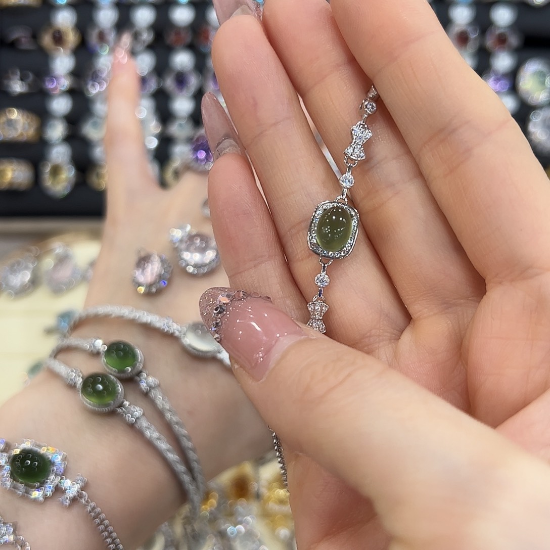 岫玉银S925镶嵌戒指A***a